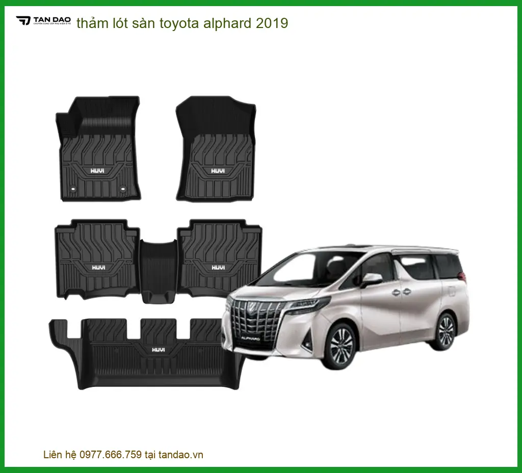 Thảm Lót Sàn Toyota Alphard 2019 - Trung Tâm Gắn Giá Tốt TPHCM