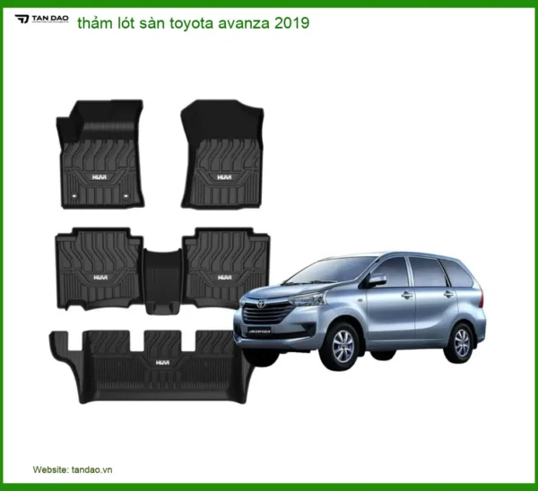 Thảm Lót Sàn Toyota Avanza 2019 - Địa Chỉ Lắp Đặt Thảm Lót Sàn Uy Tín Tại TPHCM