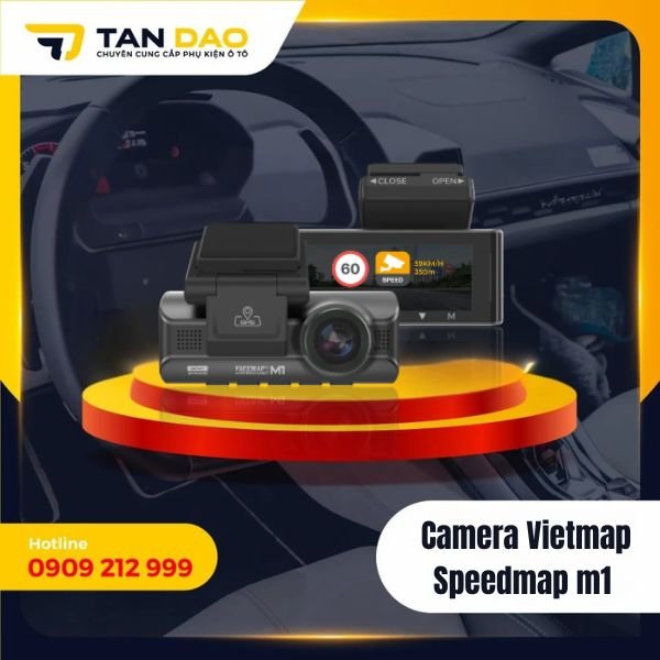 Camera Hành Trình VIETMAP SpeedMap M1 2K Chính Hãng