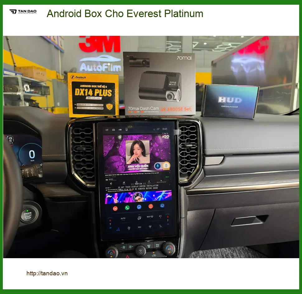 Anh Tấn lắp Android Box cho Everest Platinum tại Quận 9 để nâng tầm giải trí trên đường dài ảnh thực tế 4