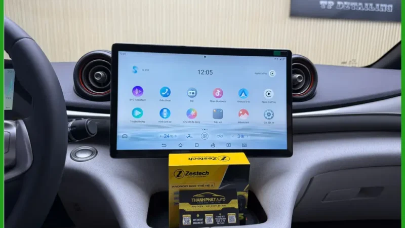 Anh Phong lắp Android Box cho xe BYD tại Gò Vấp để trải nghiệm tiện ích đa dạng