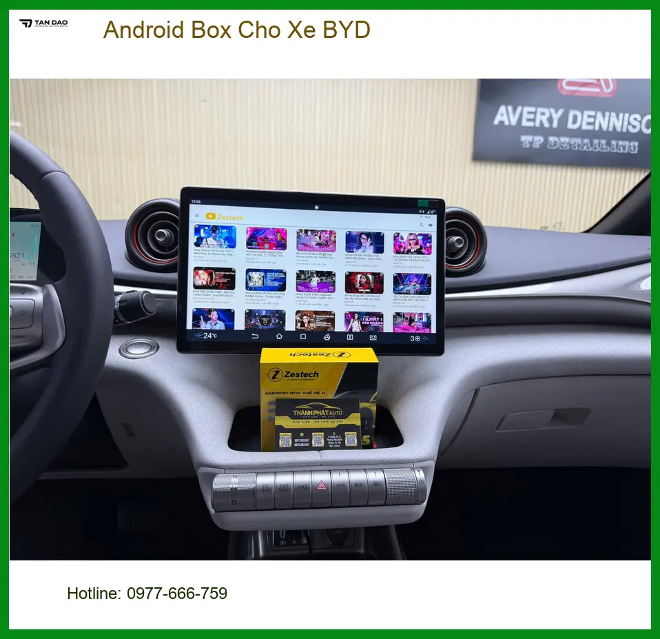 Anh Phong lắp Android Box cho xe BYD tại Gò Vấp để trải nghiệm tiện ích đa dạng ảnh thực tế 3
