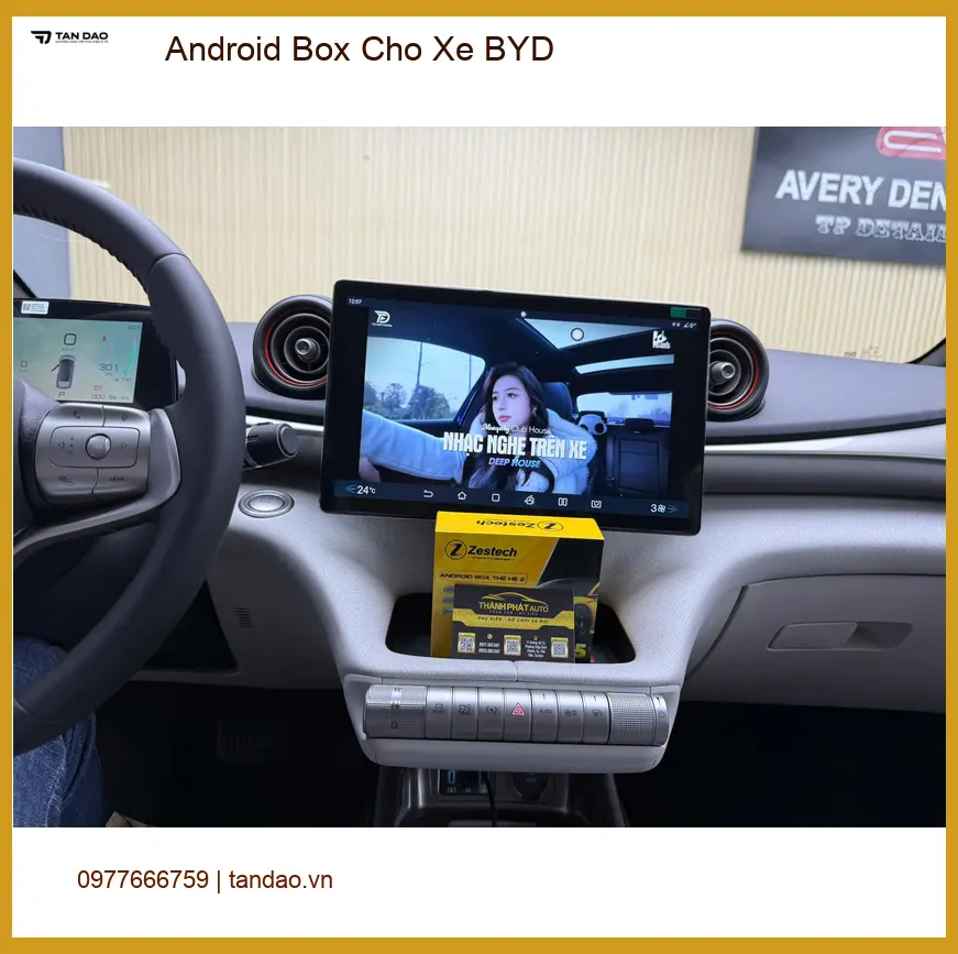 Anh Phong lắp Android Box cho xe BYD tại Gò Vấp để trải nghiệm tiện ích đa dạng ảnh thực tế 4
