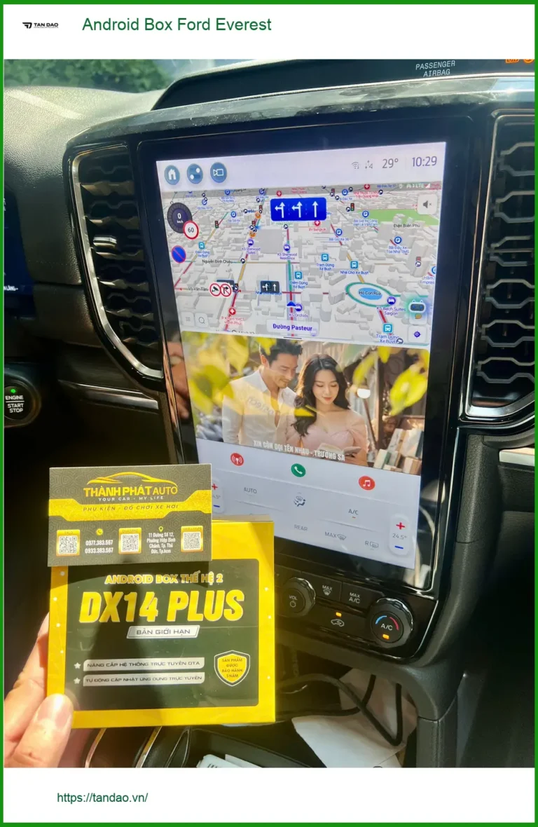 Anh Đức Thành lắp Android Box Ford Everest Quận Thủ Đức xem YouTube