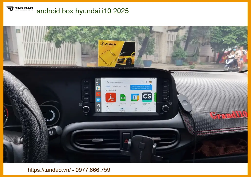 Android Box Hyundai i10 2025 - Trung Tâm Lắp Đặt Chính Hãng Uy Tín TPHCM