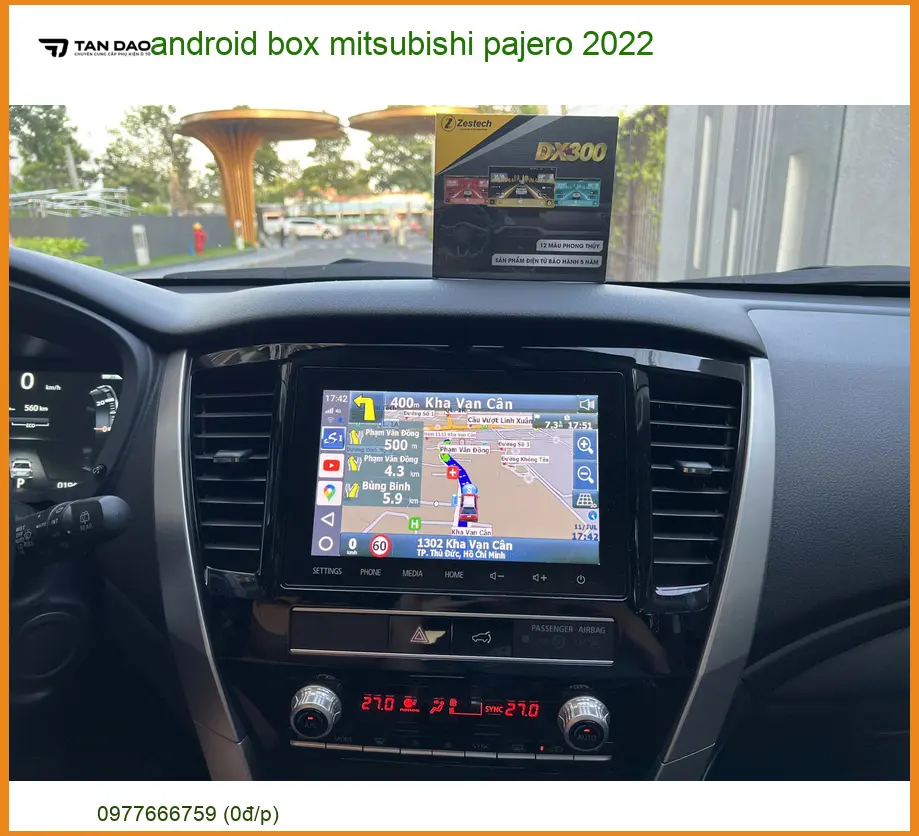 Android Box Mitsubishi Pajero 2022 - Địa Chỉ Lắp Đặt Chính Hãng TPHCM
