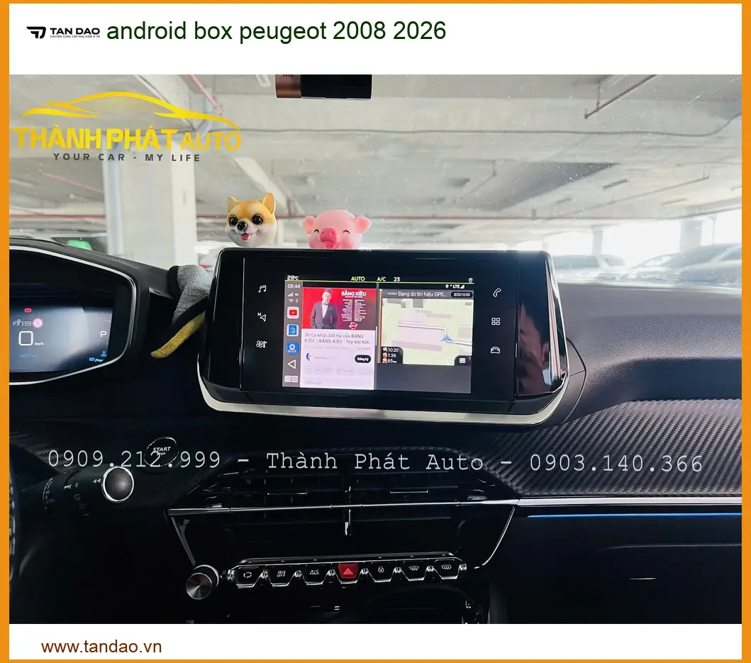 Android Box Peugeot 2008 2026 - Trung Tâm Lắp Đặt Chính Hãng TPHCM