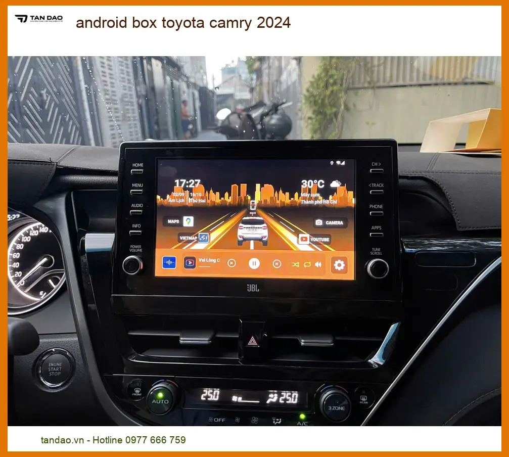 Android Box Toyota Camry 2024 - Trung Tâm Lắp Đặt Chính Hãng TPHCM