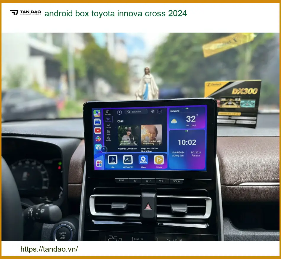 Android Box Toyota Innova Cross 2024 - Trung Tâm Lắp Đặt Chính Hãng TPHCM