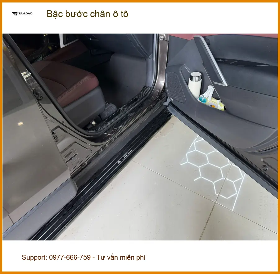 Anh Long lắp bậc bước chân ô tô Kia Sorento tại Gò Vấp cho gia đình ảnh thực tế 2