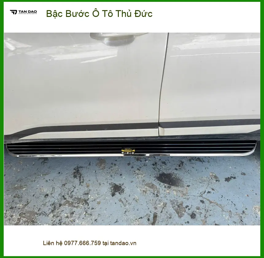 Cô Thư lắp Bậc Bước Ô Tô chính hãng Kia Sorento tại Thủ Đức ảnh thực tế 3