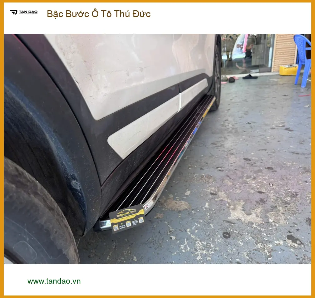 Cô Thư lắp Bậc Bước Ô Tô chính hãng Kia Sorento tại Thủ Đức ảnh thực tế 4