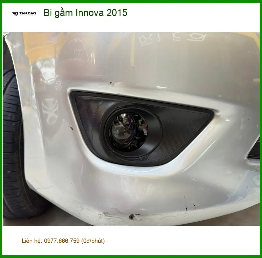 Cô Thùy lắp bi gầm Innova 2015 tại Quận 4 vì đèn zin yếu khi về đêm ảnh thực tế 2