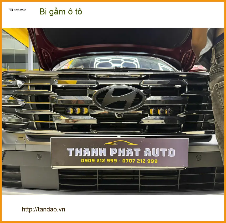 Anh Minh độ bi gầm ô tô cho Hyundai Accent tại Quận Bình Tân