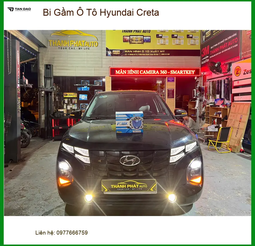 Anh Tấn độ Bi Gầm Ô Tô Hyundai Creta tại Quận Thủ Đức vì hay đi đường tối