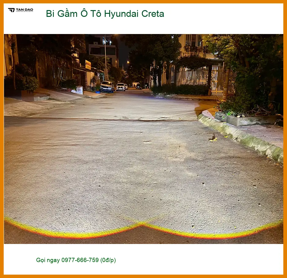 Anh Tấn độ Bi Gầm Ô Tô Hyundai Creta tại Quận Thủ Đức vì hay đi đường tối ảnh thực tế 2