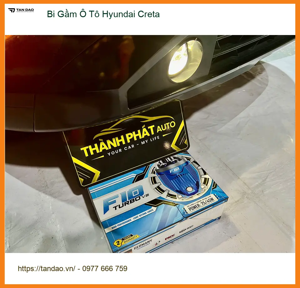 Anh Tấn độ Bi Gầm Ô Tô Hyundai Creta tại Quận Thủ Đức vì hay đi đường tối ảnh thực tế 4
