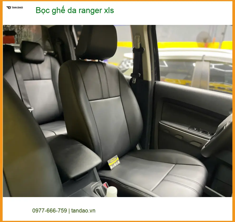 Anh Khải bọc ghế da Ranger XLS tại Quận 2 để nội thất xe thêm sang trọng ảnh thực tế 5