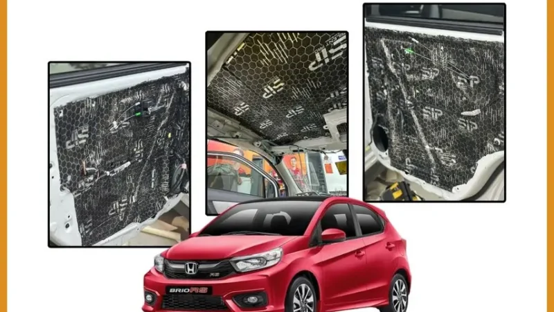 Cách âm chống ồn Honda Brio 2020 - Trung Tâm Gắn Độ Cao Cấp Giá Tốt TPHCM