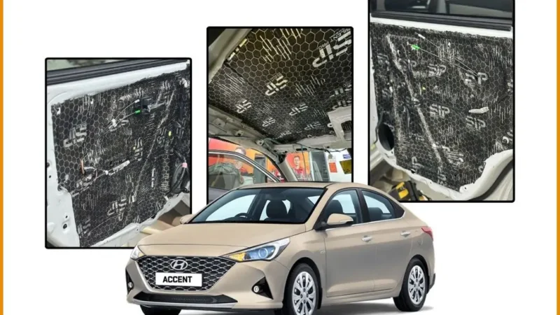 Cách âm chống ồn Hyundai Accent 2021 - Trung Tâm Nâng Cấp Chính Hãng TPHCM