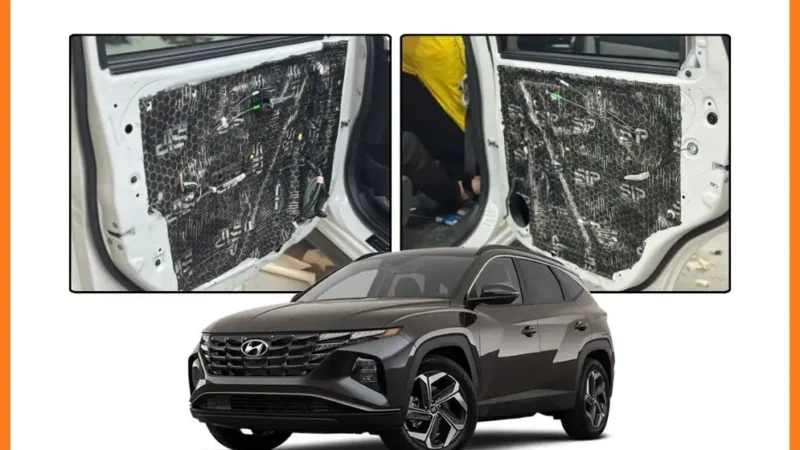 Cách âm chống ồn Hyundai Tucson 2023 - Trung Tâm Lắp Đặt Chính Hãng TPHCM