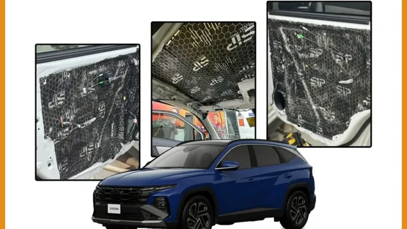 Cách Âm Chống Ồn Hyundai Tucson 2025 - Trung Tâm Thi Công Uy Tín TPHCM