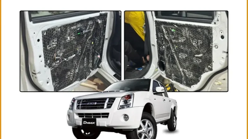 Cách âm chống ồn Isuzu Dmax 2007 - Trung Tâm Lắp Đặt Uy Tín TPHCM