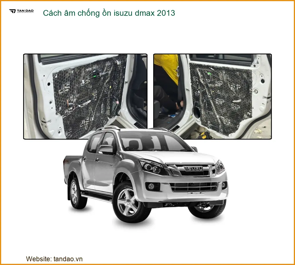 Cách Âm Chống Ồn Isuzu Dmax 2013 - Trung Tâm Lắp Đặt Chính Hãng TPHCM