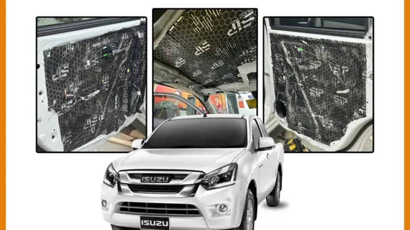 Cách Âm Chống Ồn Isuzu Dmax 2016 - Địa Chỉ Lắp Đặt Uy Tín TPHCM