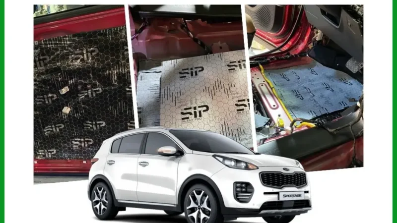 Cách âm chống ồn Kia Sportage 2016 - Trung Tâm Lắp Đặt Uy Tín TPHCM