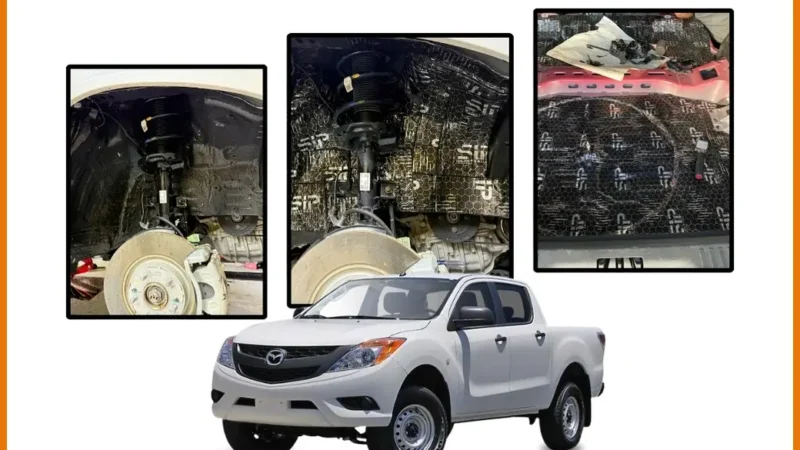 Gói Cách Âm Chống Ồn Cho Mazda BT50 2011 - Địa Chỉ Lắp Đặt Uy Tín TPHCM