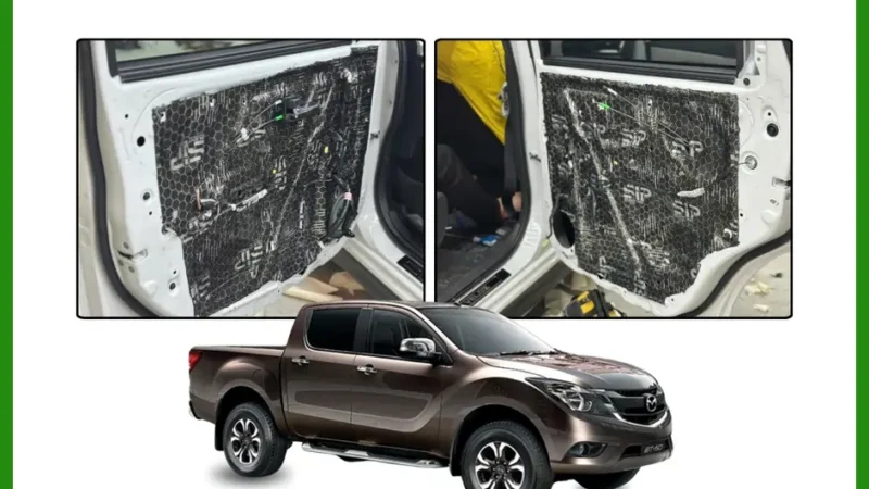 Cách Âm Chống Ồn Xe Mazda BT50 2019 - Nơi Gắn Chính Hãng Giá Tốt TPHCM