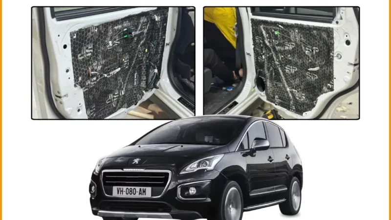 Cách âm chống ồn Peugeot 3008 2014 - Địa Chỉ Lắp Đặt Uy Tín TPHCM