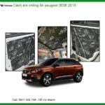 Cách Âm Chống Ồn Peugeot 3008 2019 - Địa Chỉ Lắp Đặt Uy Tín TPHCM