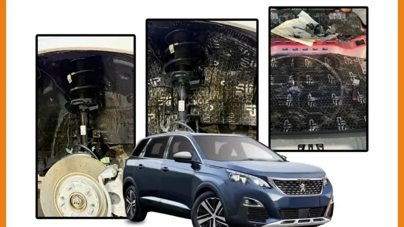 Cách âm chống ồn Peugeot 5008 2017 - Trung Tâm Thi Công Uy Tín TPHCM