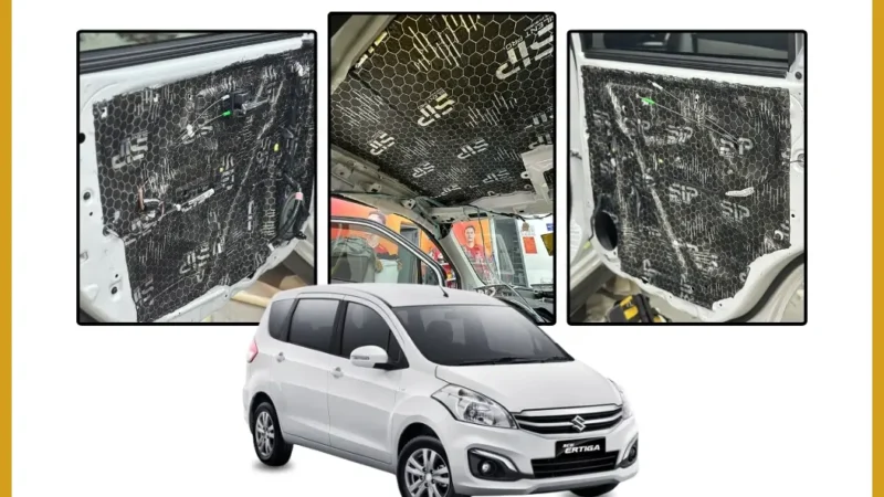 Cách âm chống ồn Suzuki Ertiga 2017 - Trung Tâm Lắp Đặt Uy Tín TPHCM