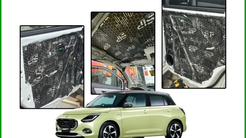 Cách âm chống ồn Suzuki Swift 2024 - Địa Chỉ Lắp Đặt Uy Tín TPHCM