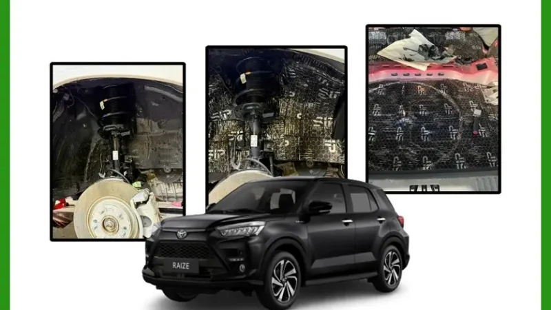 Cách âm chống ồn Toyota Raize 2026 - Trung Tâm Lắp Đặt Uy Tín TPHCM
