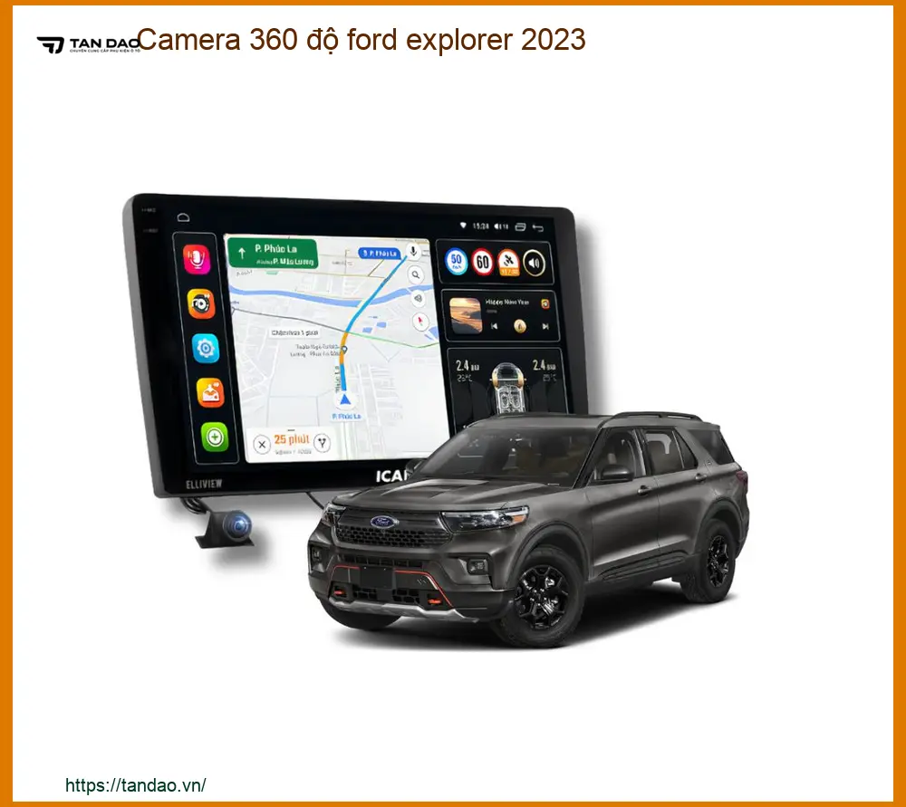 Camera 360 độ Ford Explorer 2023 - Trung Tâm Lắp Đặt Chính Hãng TPHCM