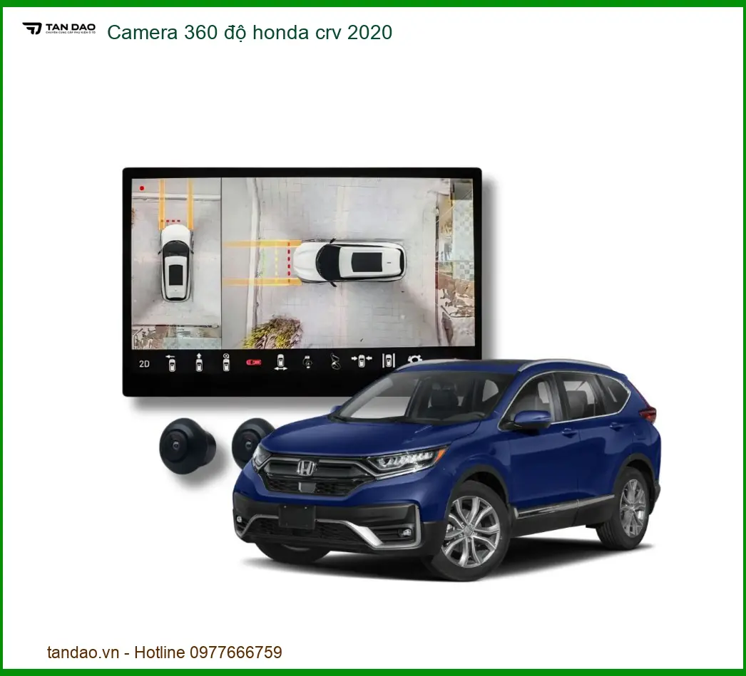 Camera 360 độ Honda CRV 2020 - Địa Chỉ Lắp Đặt Uy Tín Giá Tốt TPHCM