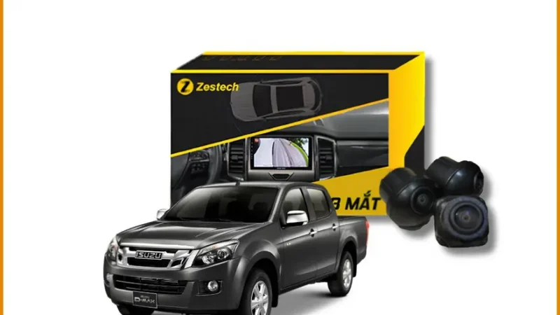 Camera 360 độ Isuzu Dmax 2012 - Địa Chỉ Lắp Đặt Uy Tín TPHCM