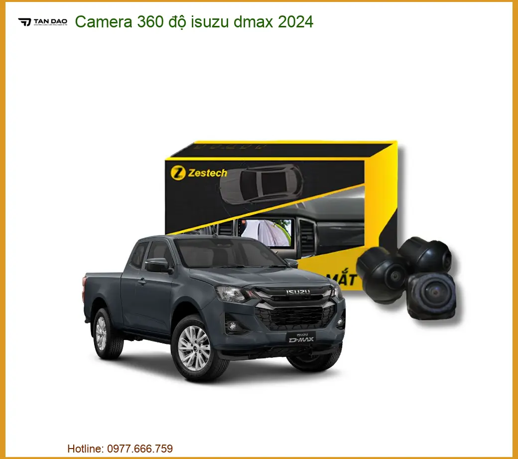 Camera 360 độ Isuzu Dmax 2024 - Địa Chỉ Lắp Đặt Uy Tín TPHCM