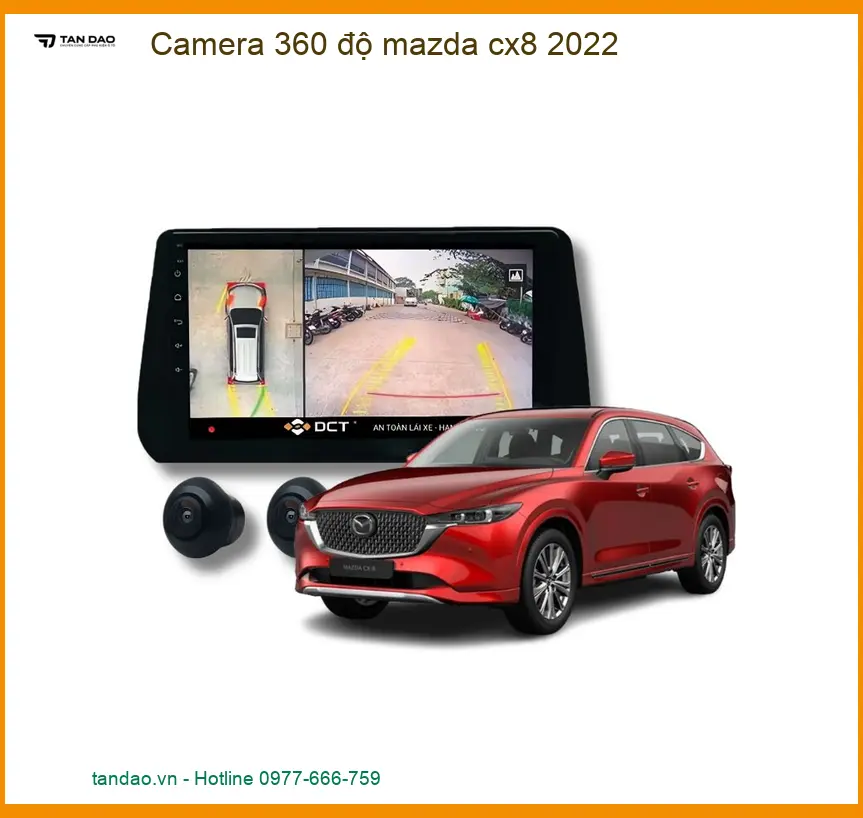 Camera 360 độ Ô tô Mazda CX8 2022 - Trung Tâm Lắp Đặt Chính Hãng TPHCM