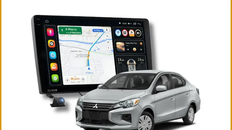 Camera 360 độ Mitsubishi Attrage 2017 - Địa Chỉ Lắp Đặt Chính Hãng TPHCM
