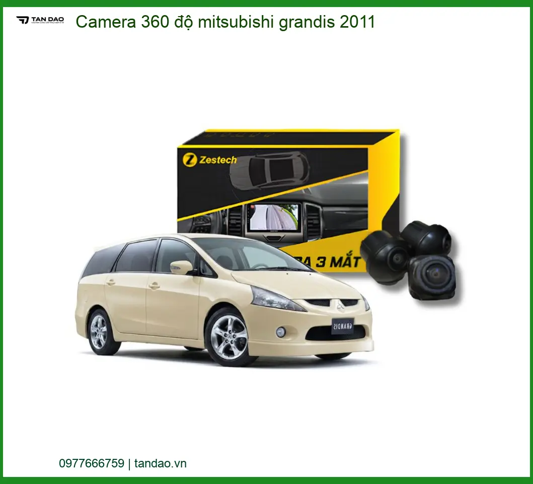 Camera 360 độ Mitsubishi Grandis 2011 - Địa Chỉ Lắp Đặt Chính Hãng TPHCM
