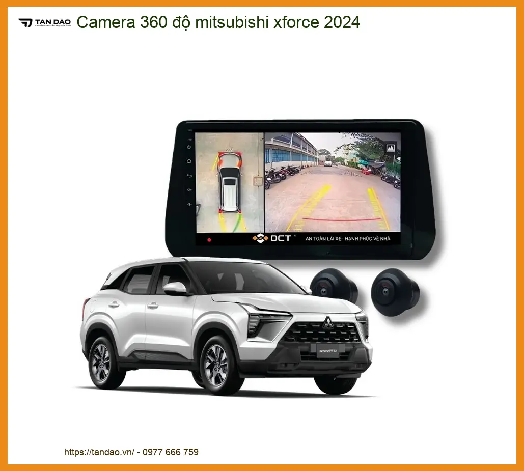Camera 360 độ Mitsubishi Xforce 2024 - Địa Chỉ Lắp Đặt Uy Tín TPHCM