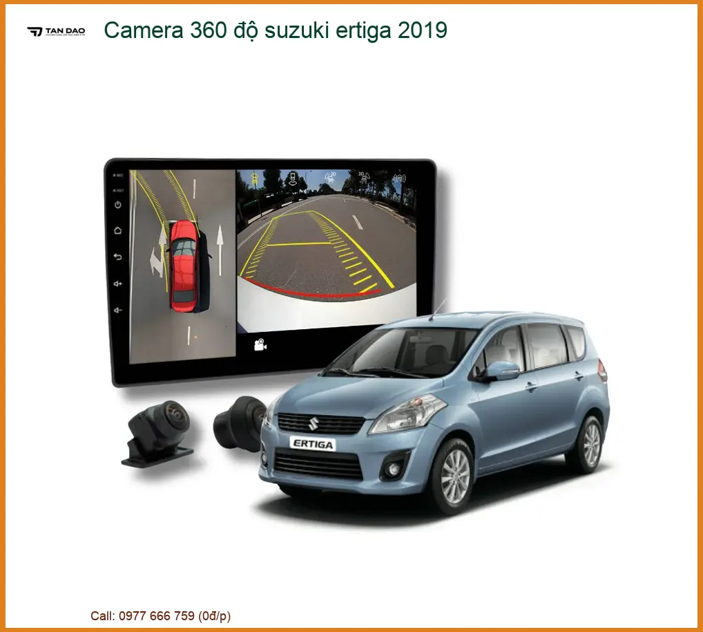 Camera 360 độ Suzuki Ertiga 2019 - Trung Tâm Gắn Uy Tín TPHCM