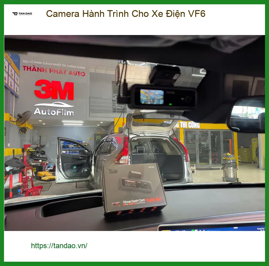 Anh Phước Thành lắp Camera Hành Trình cho VinFast VF6 tại Quận 9 ảnh thực tế 4