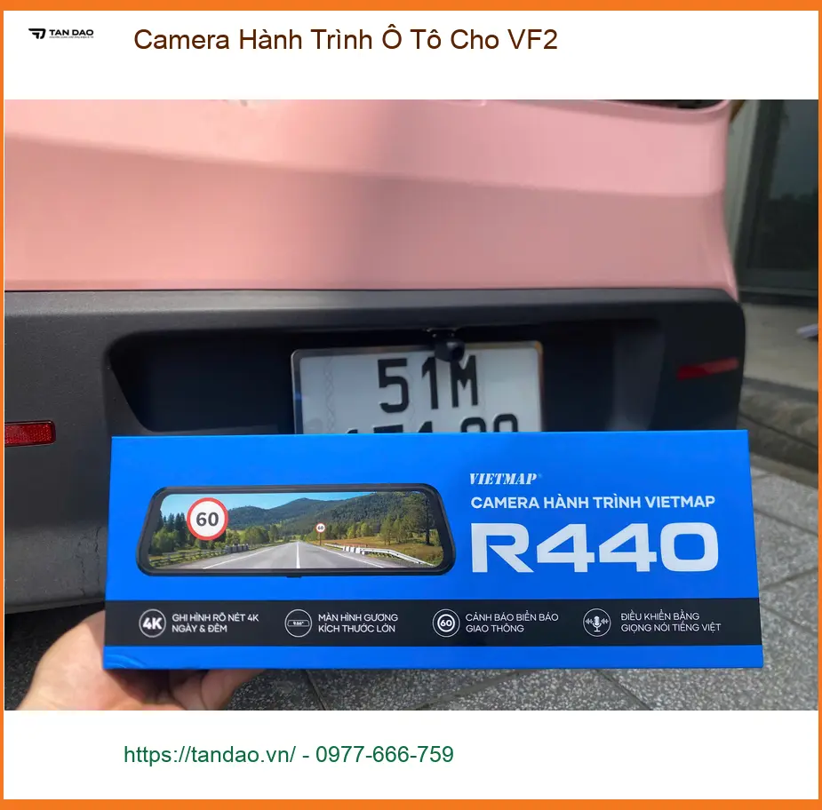 Anh Dũng lắp Camera Hành Trình Ô Tô Cho VF2 tại Quận 9 để yên tâm hơn khi lái xe ảnh thực tế 2