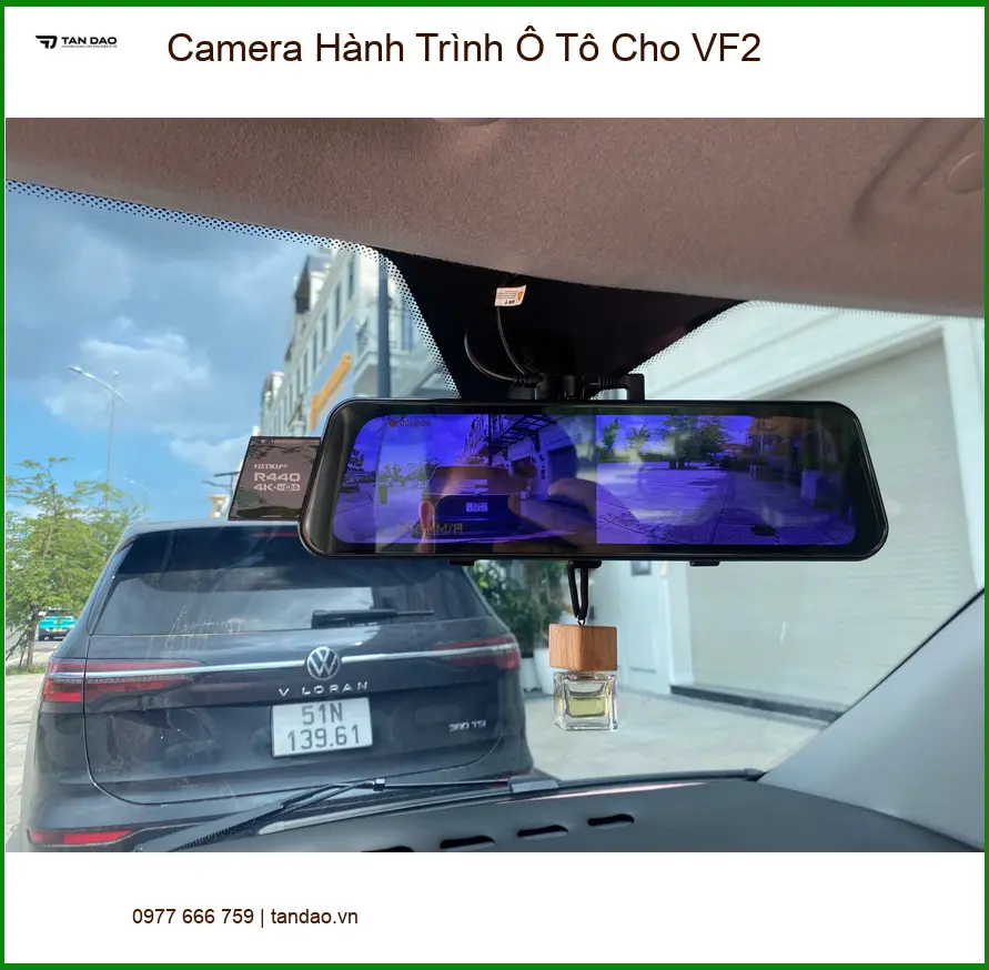 Anh Dũng lắp Camera Hành Trình Ô Tô Cho VF2 tại Quận 9 để yên tâm hơn khi lái xe ảnh thực tế 3